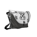 Vintage Skeleton Keys messenger bags