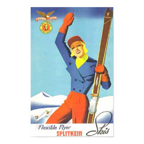 Vintage Ski Advertisement print