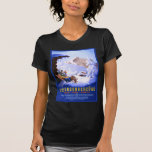 Vintage Ski poster, Alpensonderzuge, Germany Tee Shirt