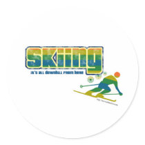 Vintage Ski Style stickers