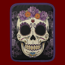 Vintage Skull and Roses iPad Sleeve ipad sleeves