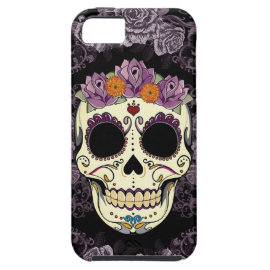 Vintage Skull and Roses iPhone 5 Case-Mate Tough