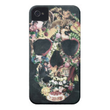 Vintage Skull Case-Mate iPhone 4 Covers