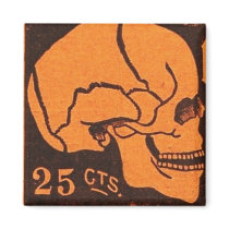 Vintage Skull Medicine Advertisement magnets