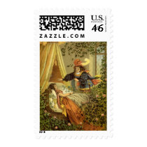 Vintage Sleeping Beauty by Carl Offterdinger Postage