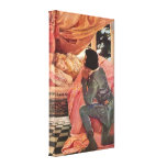 Vintage Sleeping Beauty by Jessie Willcox Smith Stretched Canvas Print
