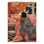 Vintage Sleeping Beauty by Jessie Willcox Smith Greeting Card