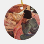 Vintage Sleeping Beauty by Jessie Willcox Smith Ornaments