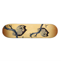 Vintage Sleepy Owl Skate Board Deck