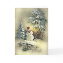 Vintage Snowman Cards