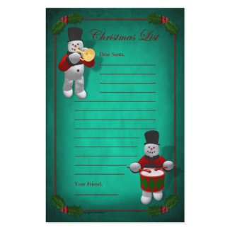 Christmas List