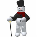 Vintage Snowmen: Lord Cool Photo Cut Out