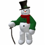 Vintage Snowmen: Mr. Cratchit Cut Out