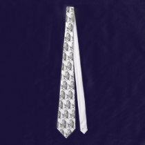 Vintage Snowy Owl Tie ties