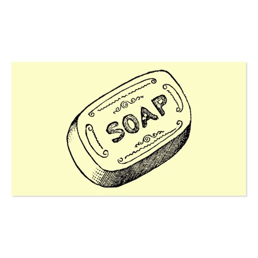 Vintage Soap Business Cards (back side)