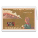 Vintage Soapine French Laundry Soap cards by vintagegiftmall Vintage Soapine French Laundry Soap cards