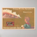 Vintage Soapine French Laundry Soap posters