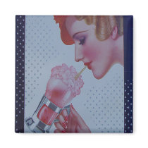 Vintage Soda Fountain magnets by archemedes Vintage Soda Fountain magnets
