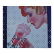 Vintage Soda Fountain posters by archemedes Vintage Soda Fountain posters