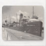 Vintage Soo Locks Freighter Now Gone ~ MOUSEPAD