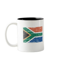 Vintage South Africa Flag mugs