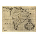 Vintage South America Map, 1690's (circa) posters by ZephyrusBooks Vintage South America Map, 1690's (circa) posters