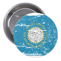 Vintage SOUTH DAKOTA Flag Button