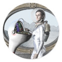 vintage spacegirl stickers