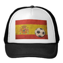 Vintage Spain Flag Mesh Hat