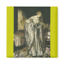 Vintage Sparkle Dress Princess magnets by CollageMontage Vintage Sparkle Dress Princess magnets