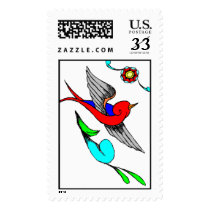 Vintage Sparrow postage