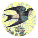Vintage Sparrow stickers