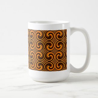 vintage spiral pattern Mug