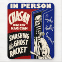 Vintage Spook Show Poster Mousepad