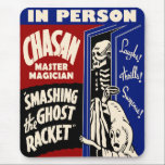 Vintage Spook Show Poster Mousepad