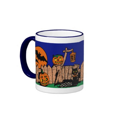 Vintage Spookville Halloween Mug by Zapple824