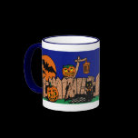 Vintage Spookville Halloween Mug