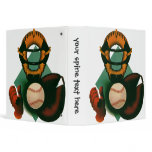 Vintage Sports; Baseball Player, Catcher Vinyl Binders