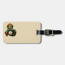 Vintage Sports; Baseball Player, Catcher Tags For Bags