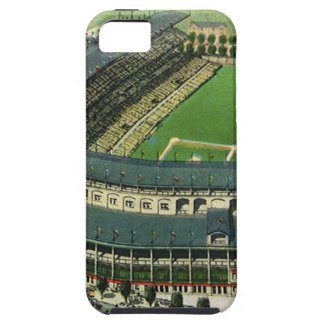 Vintage Sports Baseball Stadium From Above, Aerial iPhone 5 Covers
