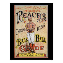 Vintage Sports Reach's Baseball Guide Cover, 1896 Postcard