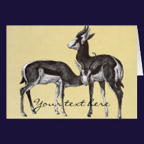 Vintage Springbok Card cards