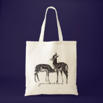 Vintage Springbok Tote Bag bags