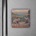 Vintage Squirrels Magnet by artbymar Vintage Squirrels Magnet