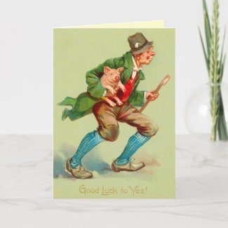 Vintage St. Patrick's Day Greeting Card card
