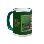 Vintage St. Patrick's Day Man in Green Mug mug