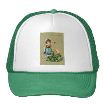 Vintage St Patricks Day Mesh Hat