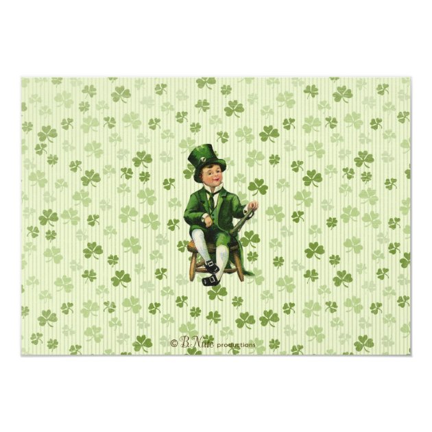 Vintage St. Patrick's Day Party Invitation