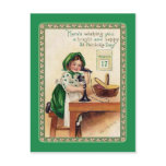Vintage St Patrick's Day postcard