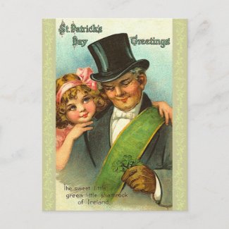 Vintage St. Patrick's Day Postcards postcard